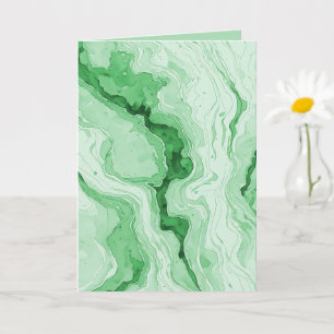 Druzy-Wald-Grün-Achat-Look  Karte