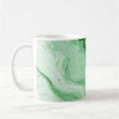 Druzy-Wald-Grün-Achat-Optik Kaffeetasse (Links)
