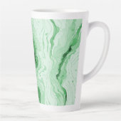 Druzy-Wald-Grün-Achat-Optik  Milchtasse (Rechts)