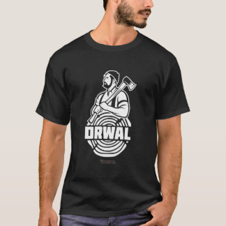 Drwal Lumberjack Polen Mann mit Bart und Ax Drw T-Shirt