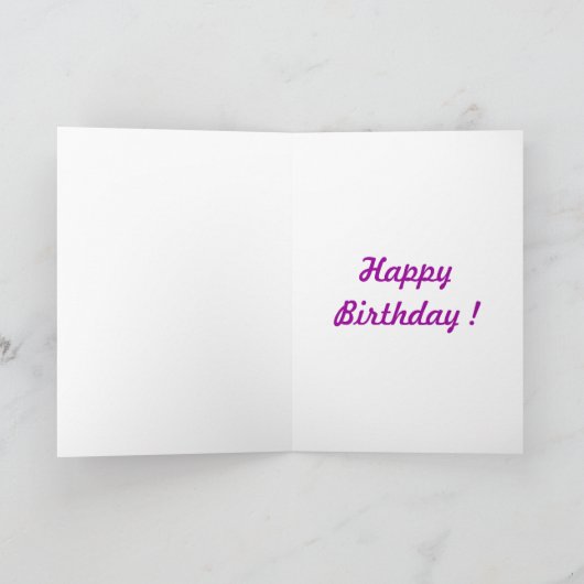 Dry Blume Geburtstagkarte Karte (Innenseite)