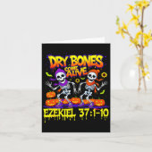 Dry Bones Come Alive Ezekiel 37 Bible Verse Christ Karte (Gelbe Blume)