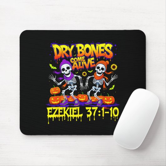Dry Bones Come Alive Ezekiel 37 Bible Verse Christ Mousepad (Mit Mouse)