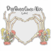 Dry Bones Come Alive Ezekiel Christliche Inspirati Aufkleber (Vorderseite)