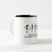 Dry Bones Come Alive Funny Christlich Halloween Zweifarbige Tasse (Vorderseite Links)