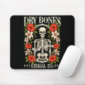 Dry Bones Come Alive Funny Skeleton Floral Christi Mousepad (Mit Mouse)
