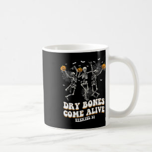 Dry Bones Come Alive Pumpkin Skelett Christlich Ha Kaffeetasse