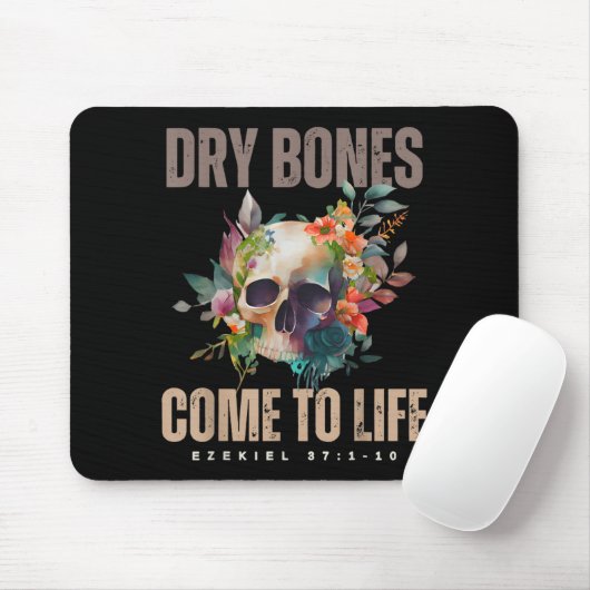 Dry Bones Come To Life Ezekiel Christian Bible Flo Mousepad (Mit Mouse)