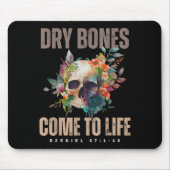 Dry Bones Come To Life Ezekiel Christian Bible Flo Mousepad (Vorne)