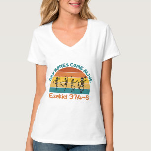Dry Bones kommen Christliches Halloween Funny T-Shirt