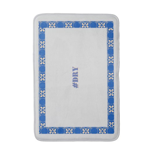 Dry Border Design Bathmat Badematte (Vorderseite Vertikal)