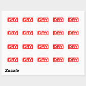 Dry Briefmarke Runder Aufkleber (Blatt)