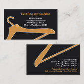 Dry Cleaner Wäschekarte Visitenkarte (Vorne/Hinten)
