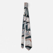 Dry Cooler Garden by Paul Klee Krawatte (Rückseite)