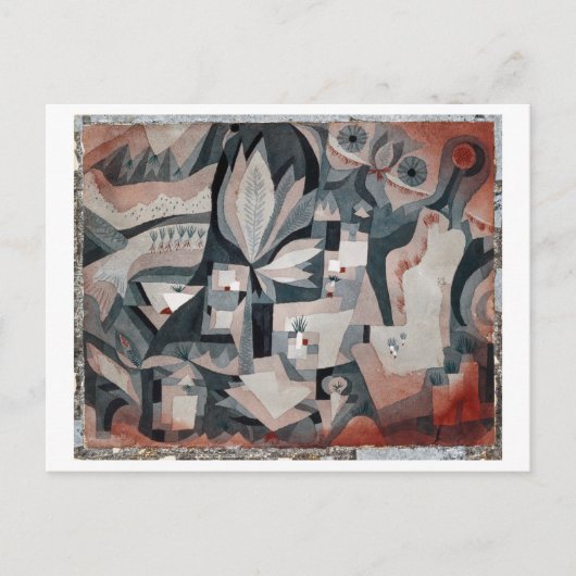 Dry Cooler Garden | Paul Klee | Postkarte (Vorderseite)