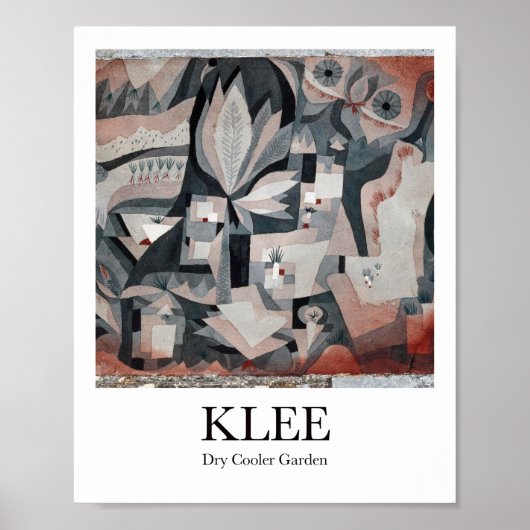 Dry Cooler Garden von Paul Klee Poster (Vorne)