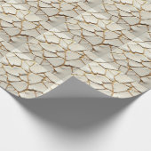 Dry Cracked Earth Texture Geschenkpapier (Ecke)