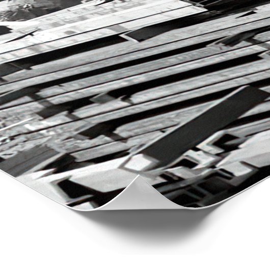 DRY DOCK BELFAST - TITANIC 1911 POSTER (Ecke)