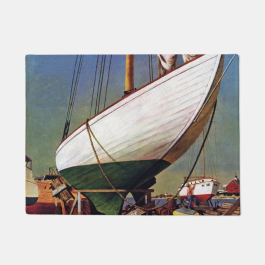 Dry Dock von John Atherton Fußmatte (Vorderseite)