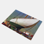 Dry Dock von John Atherton Fußmatte (Schrägansicht)