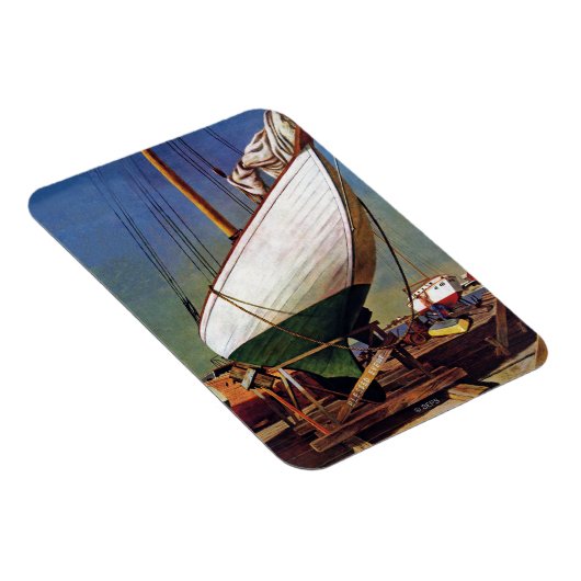 Dry Dock von John Atherton Magnet (Rechte Seite)