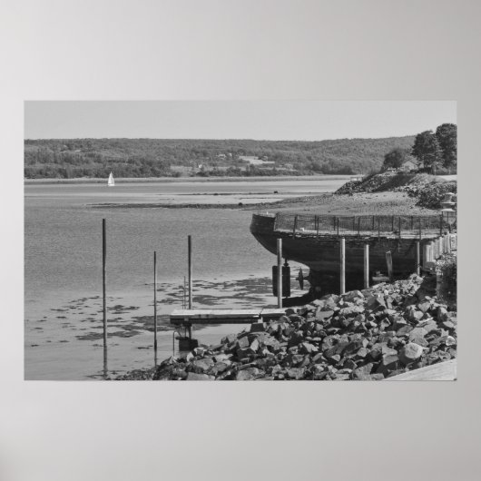 Dry Docked In Digby, NS Fine Art Print Poster (Vorne)