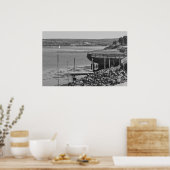 Dry Docked In Digby, NS Fine Art Print Poster (Küche)