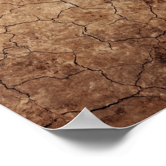 Dry Earth Poster (Ecke)