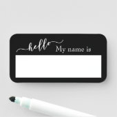 Dry Erase Hello Customizable Wiederverwendbar Namensschild (Beispiel)
