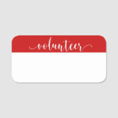 Dry Erase Volunteer Script benutzerdefinierbar wie Namensschild (Vorderseite)