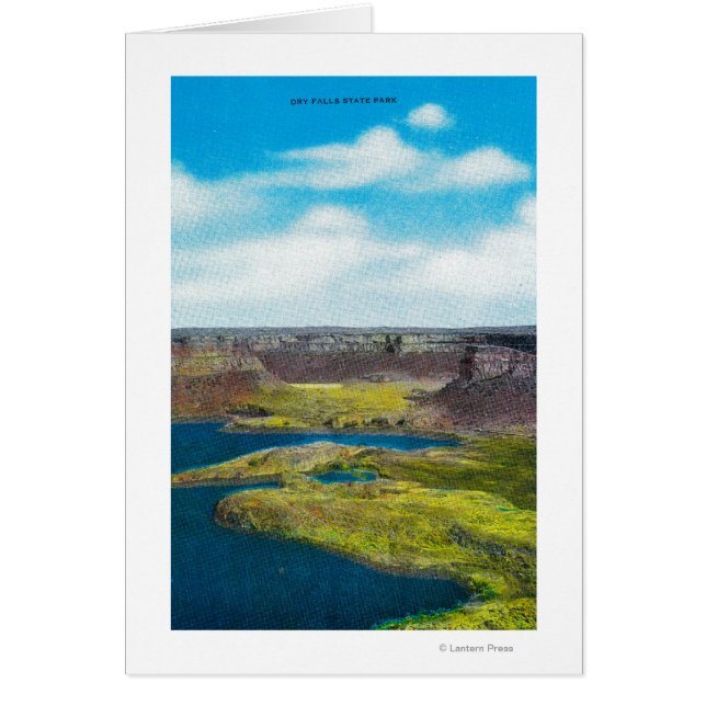 Dry Falls Staat Park, Grand Coulee Dam (Vorne)