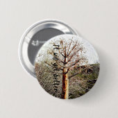 Dry Ferula Pflanze Button (Vorne & Hinten)