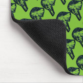 "Dry Fly Green Tiled" Trout Fly Mousepad (Ecke)