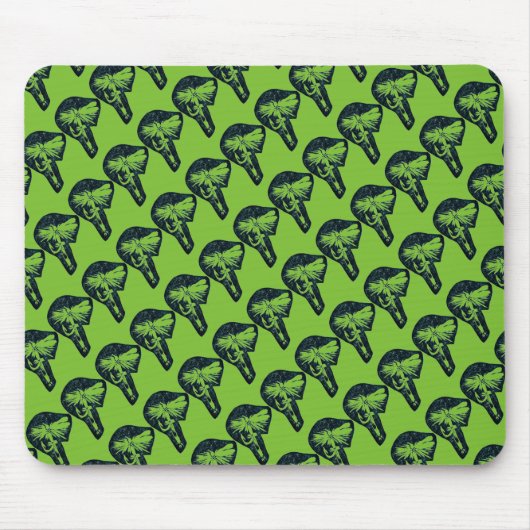 "Dry Fly Green Tiled" Trout Fly Mousepad (Vorne)