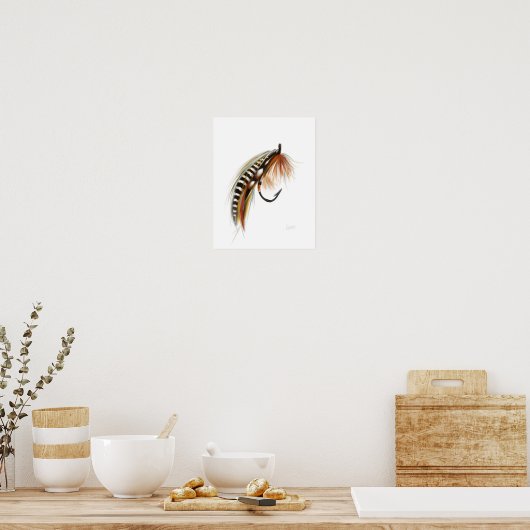 Dry Fly Print Poster (Küche)