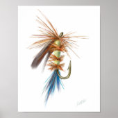 Dry Fly Print Poster (Vorne)