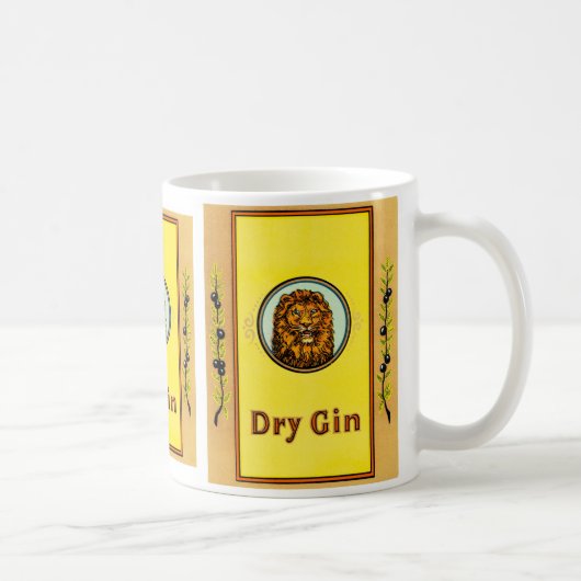 Dry Gin Lion Kaffeetasse (Rechts)