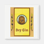 Dry Gin Lion Magnet (Vorne)