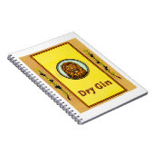 Dry Gin Lion Notizblock (Rechte Seite)