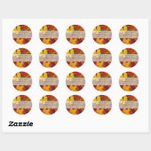 Dry Herbst Leaf Hochzeit im Herbst Danke Sticker (Blatt)
