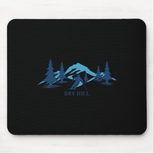 Dry Hill New York Ski Resort Skifahrer Mousepad