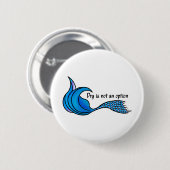 Dry ist kein Option Blue Mermaid Schwanz Button (Vorne & Hinten)
