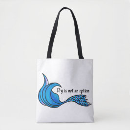 Dry ist kein optionaler blauer Meerjungfrau-Schwan Tasche