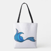 Dry ist kein optionaler blauer Meerjungfrau-Schwan Tasche (Rückseite)