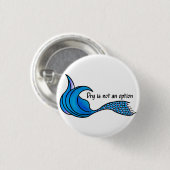 Dry ist kein optionaler blauer Schwanz-Knopf Button (Vorne & Hinten)