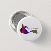 Dry ist kein optionaler mehrfarbiger Mermaid-Schwa Button (Vorne & Hinten)