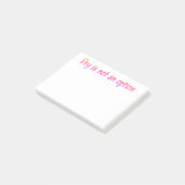 Dry ist kein Optionstext Post-it Klebezettel (angewinkelt)