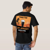 Dry January Sobriety Challenge Support Geschenke T T-Shirt (Schwarz voll)