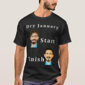 Dry January T-Shirt (Vorderseite)