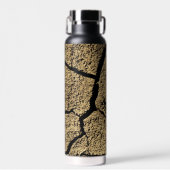 Dry Land Risse Erde Dürre Cool Ihr Name Trinkflasche (Vorne)